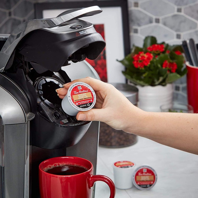 Tim Hortons Hazelnut Flavored, Medium Roast Coffee, Single-Serve K-Cup Pods