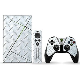 MightySkins Skin Compatible with NVIDIA Shield TV wrap Cover Sticker Skins Diamond Plate
