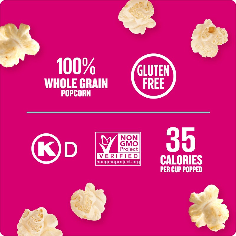 Angie's BOOMCHICKAPOP Lightly Sweet Kettle Corn Microwave Popcorn, (6) 3.29