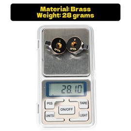 RampCrab Brass Steering Knuckles RC Counterweights for 1/24 RC Crawler Axial SCX24 AX24 Upgrades Parts, Black Coating, 28g