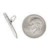 LGU Sterling Silver Oxidized 3D Pencil Pen Charm