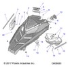 Polaris Snowmobile Intake Vent, Right, Genuine OEM Part 5437836, Qty 1