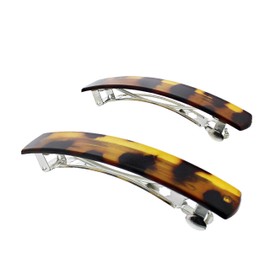 Zac's Alter Ego Pair of 10cm Long Straight Hair Barrettes/Ponytail Holders