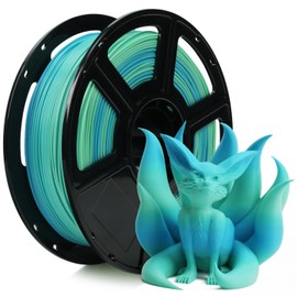 FLASHFORGE Rapid PLA Gradient Filament 1.75mm Yellow & Blue, Transform Colors Smoothly & Fast, High Flow Speedy 3D Printer Filament, Experience Exceptional Performance with 500mm/s Fast Printing