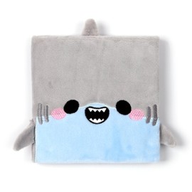 Puckator Adoramals Shark Plush Fluffies Notebook - School Teacher Student Homework Study Planner Notepad - Collage University Essentials Journals Planners - Jotter Uni Gifts Stationery Supplies