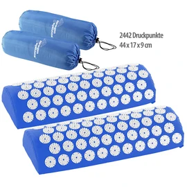 newgen medicals Wellness massage roll: set of 2 relaxation neck pillows, 2442 pressure points, 44 x 17 x 9 cm (massage bolster, acupuncture bolster)
