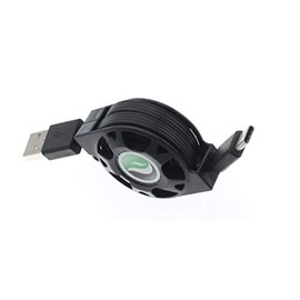 USB Cable Retractable Type-C Charger Power Cord USB-C Wire Sync Compatible with TCL 20S, 20 SE, Pro 5G