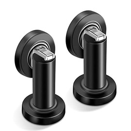 Topes de puerta, tope de puerta magnético, soporte magnético de puerta de acero inoxidable resistente, topes de puerta modernos para montaje en pared 