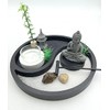 Inspirational Gifting Buddha Garden Kit - 20cm diameter Japanese Buddha