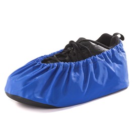 Reusable Shoe Boot Covers Made USA Washable Non Skid Lab Tested Contractors Homeowners Booties (Medium, Royal Blue)