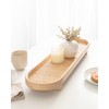 Kate and Laurel Planche Decorative Capsule Woven Tray with Solid