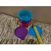 New Set of 3 Beautiful Bright Tupperware Mixing Mini Bowls