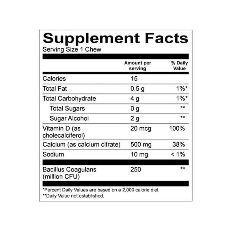 Bariatricpal Calcio Citrato Sin Hierro Gomitas Probióticas