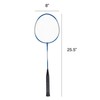 Hey! Play! Badminton Set - Backyard Games Include 4 Badminton