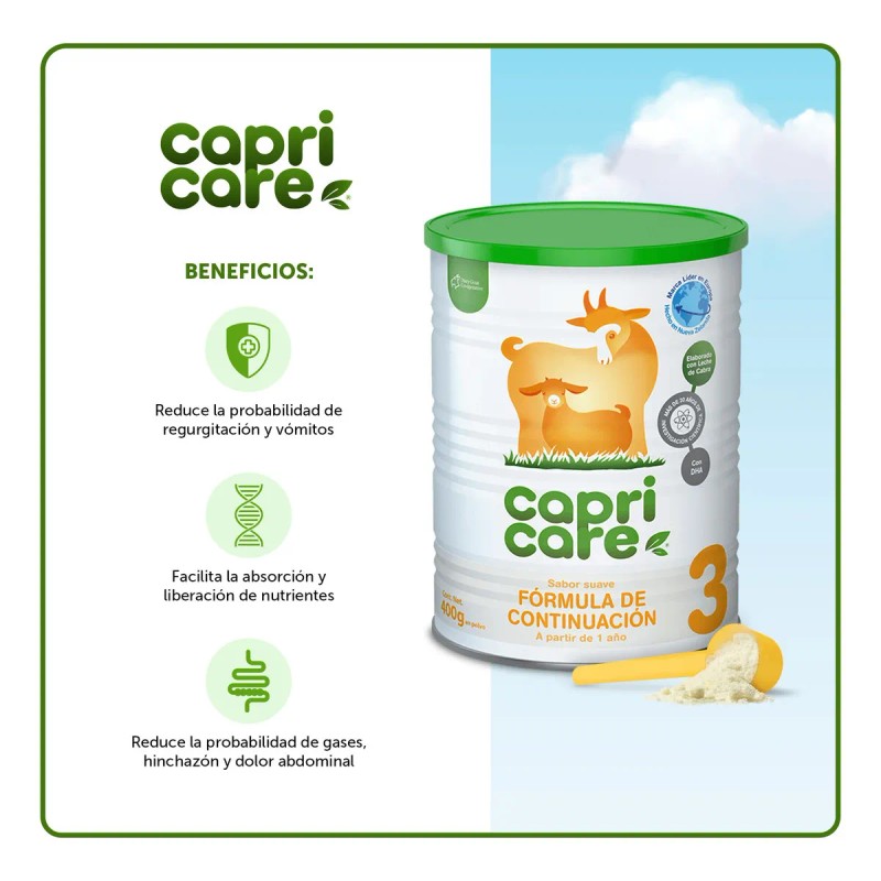 Capricare 3 Formula de Continuación C/400G