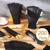 Zhehao 200 Pcs Kraft Paper Bags Kraft Churro Bags Grease