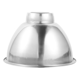 Round Stainless Steel Metal Lamp Shade Cover for Outdoor Use - Waterproof Light Fixture Shade for Factory and Industrial Decor 5.7 X 5.7 X 3.93 Inches