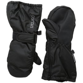 Gordini Kids & Baby Children's Easy On Waterproof Insulated Mittens, Black, Medium
