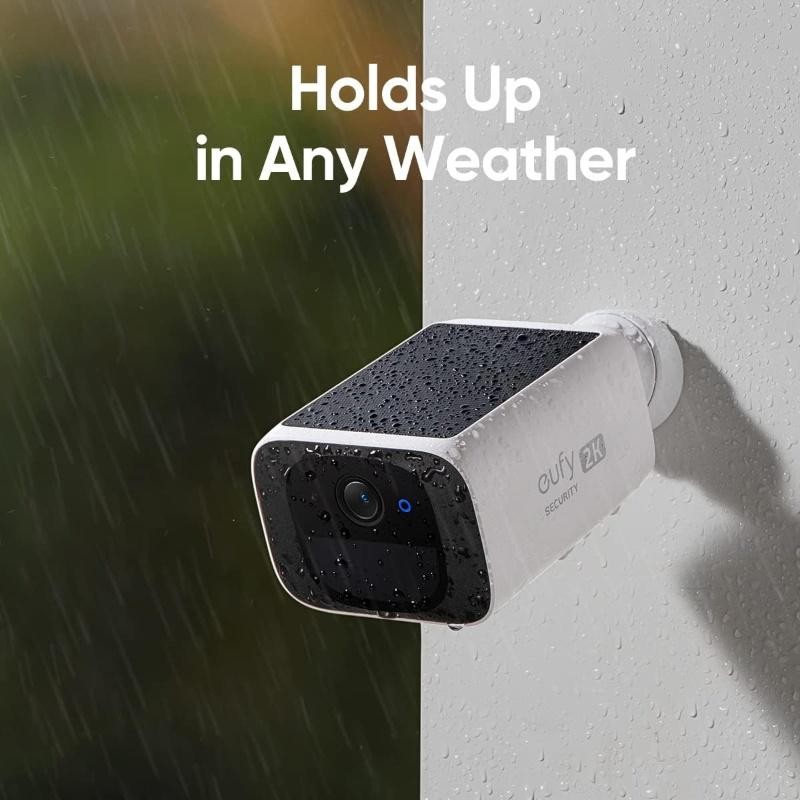 eufy Security SoloCam S220, Solar Security Camera, Wireless Outdoor Camera,