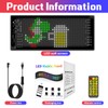 LED Sign for Car,Programmable LED Sign USB 5V Bluetooth Application