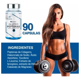 Kit Suplementos Glúteo Peptona  Reductor Abdominal Cápsula                                                                                            