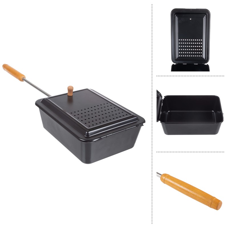 Campfire Popcorn Popper - Old Fashioned Popcorn Maker with Nonstick