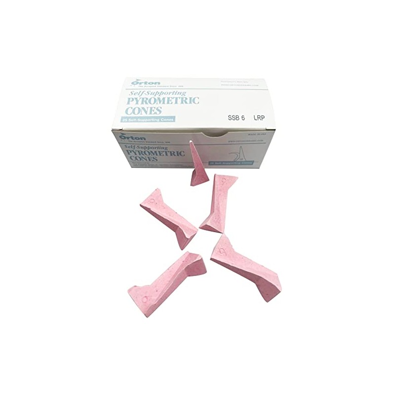 Self-Supporting Pyrometric Cones for Accurate Firings in Industrial, Pottery and