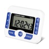 4 Channel Timer, Digital Independent Group Timer, Countdown Kitchen Cooking