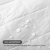 Casabella Quilted Waterproof Mattress Protector King- Hotel Quality Extra Deep