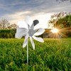 360 Degree Rotation Swivel Weathervane Stainless Steel Windmill Weather Vane