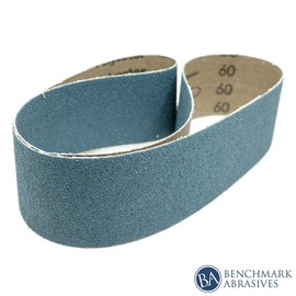 Benchmark Abrasives 2" x 36" Metal Grinding Zirconia Sanding Belts for Back stand Belt Grinders, Knife Belt Sanders, Benchstand Grinders Sanding Belt (6 Pack) - 36 Grit
