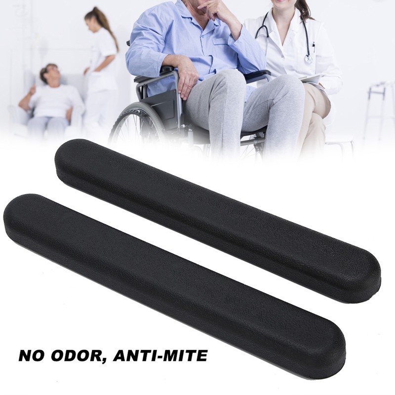 Wheelchair Pad Armrest Universal Arm Pads Replacement Accessory with Screw