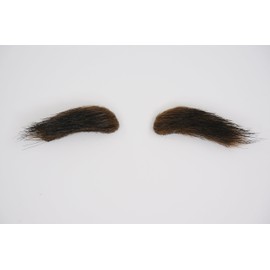 Mustaches Self Adhesive Bushy Eyebrows Fake Eyebrows, Novelty, False Facial Hair, Costume Accessory for Adults, Brown Color
