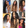 Deep Wave Faux Locs Crochet Hair- 24 Inches 8 Packs