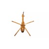 MI17 Mahogany Wood Desktop Helicopter Model