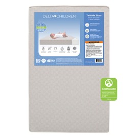 Delta Children Twinkle Stars 4" Mini Crib Mattress,Firm, Royal Blue