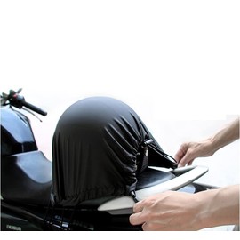 MEKOMEKO MT-M Motorcycle Net, Touring Net, Waterproof, Stretch Fabric, Utility Net, Rear Box Cover, Cargo Secure, Prevents Loads from Collapsing, Includes Storage Pack, 6 Hooks Included (15.7 x 19.7