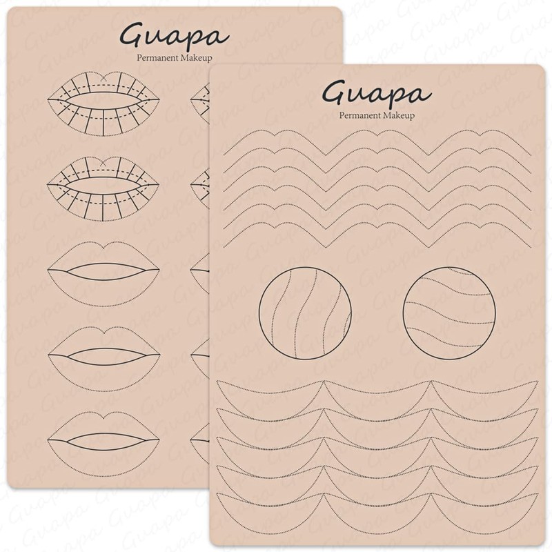 Pack of 4 Practice Skin for Lip Tint and Lip