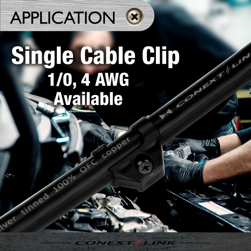 Conext Link CCS4-4 Single Cable Clip Clamp Fastening Wire Management