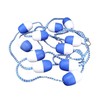 YUEWO 18’ Swimming Pool Safety Float Line Divider Rope Kits