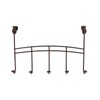 Spectrum Diversified Duchess Over the Door 5-Hook Rack, Bronze