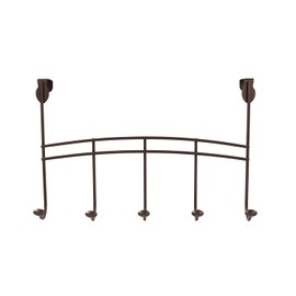 Spectrum Diversified Duchess Over the Door 5-Hook Rack, Bronze
