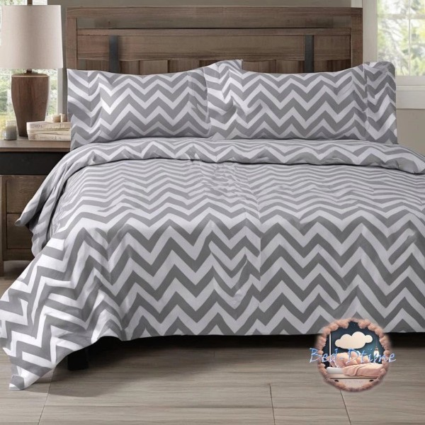 Generic Bed-Dtime - Twin Size Bed Sheets - 4-Piece of