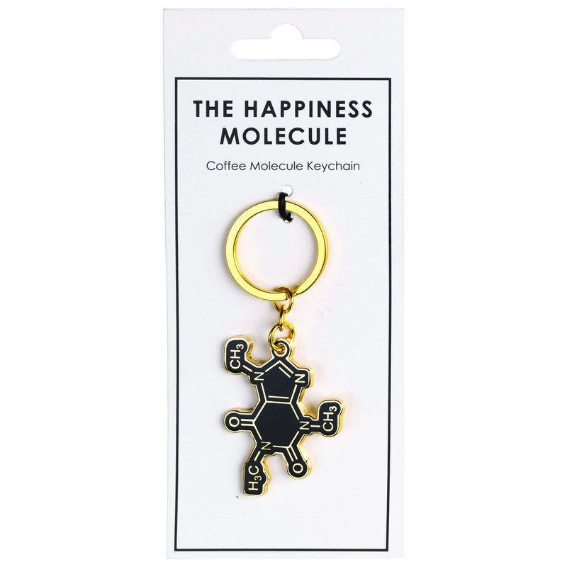 Jungle Empire Coffee Molecule Keyring | Coffee Gift | Coffee