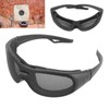 Windproof Goggles Breathable Impact Resistance Iron Mesh Pattern Protective Glasses