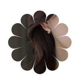 Allereya Vintage Crystal Butterfly Wing Earrings Pearl Wing Earring Crystal Wing Stud Earrings Gold Cz Butterfly Stud Earrings Jewelry for Women and Girls