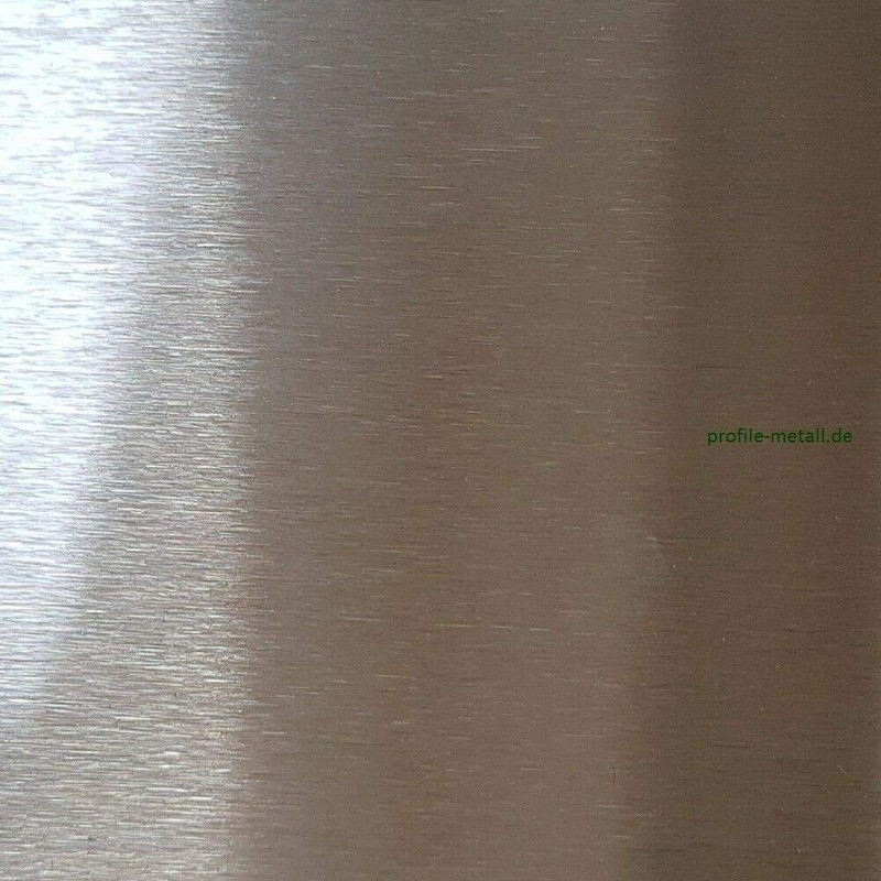 Cover profile, 1000 mm, stainless steel, U-profile a: 15x W: