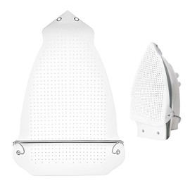 HYRKOTW 1PCS Piastra Protettiva per Ferro da Stiro, Accessorio per Stiratura a Vapore, Protezione per Tessuti, Copertura per Ferro da Stiro, Protezione per Suola del Ferro (24,5 x 15,7 x 0.8 cm)
