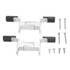 Water Pump Bracket Silver Aluminum Alloy Desktop Mounting Stand for