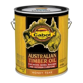 Cabot Australian Timber Oil Wood Stain and Protector, Honey Teak, 1 Gallon